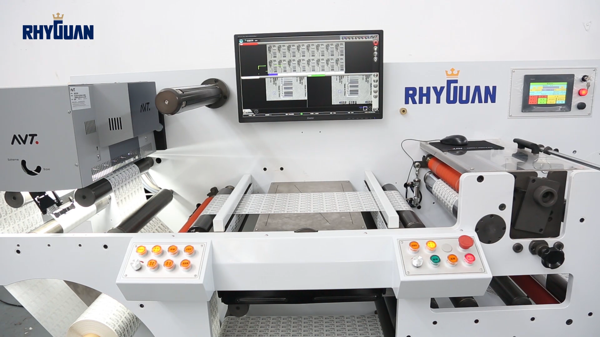 Máquina de Inspección y Rebobinado de Etiquetas SMART-330-HMS